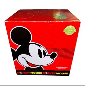 New In Box Scentsy Mickey Mouse Head Wax Warmer Disney WDW Disneyland Retired